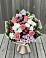 Букет цветов из: Альстромерии, Гвоздики, Розы и Хризантемы в Табунах