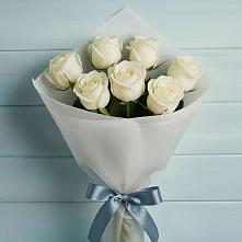Букет 7 Белых роз Эдлесс Лав #REPLACE_PRED# Табунах