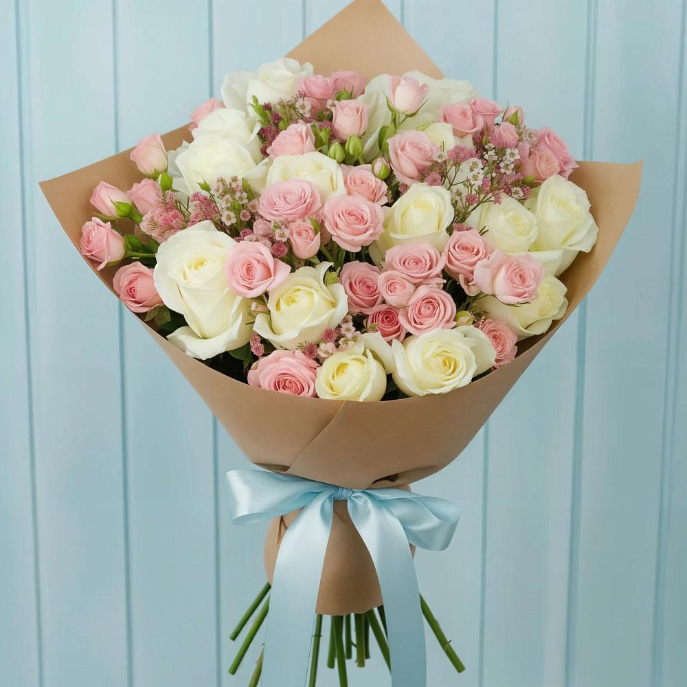 Букет цветов из: Розы в Табунах