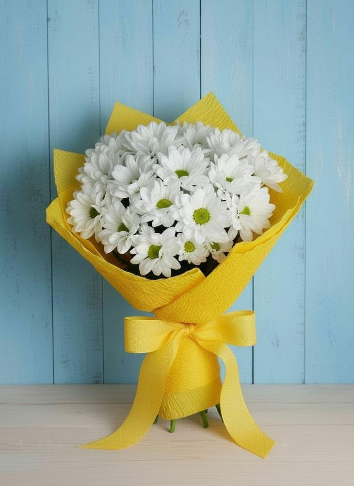 Букет цветов из: Хризантемы в Табунах
