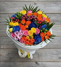 Букет цветов из:  Розы и Хризантемы в Табунах