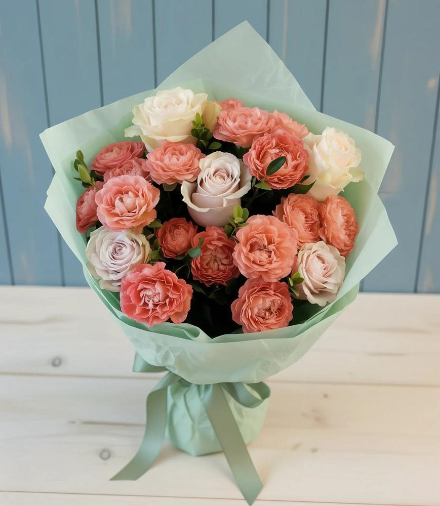 Букет цветов из: Розы в Табунах