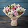 Букет цветов из: Хризантемы, Альстромерии и Розы в Табунах